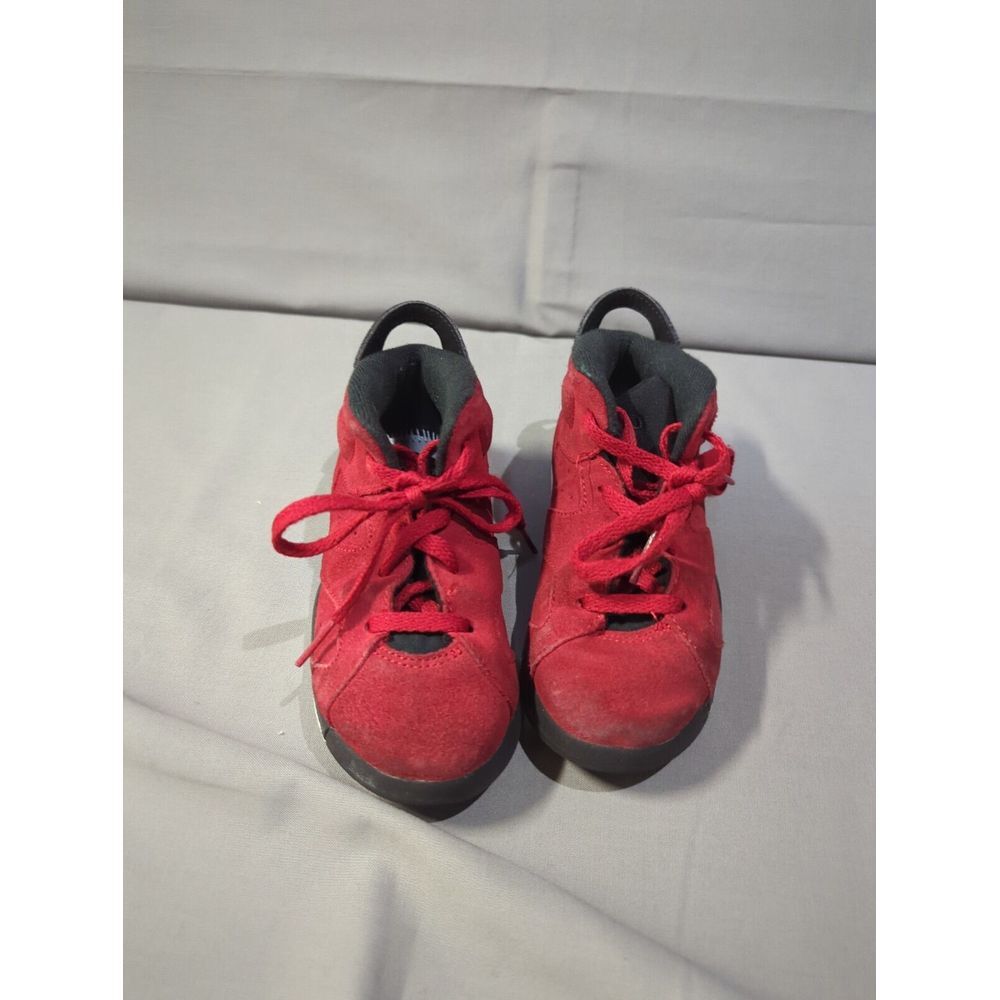 Jordan 6 Retro‎ Toro Bravo Varsity Red Black DV3606-600 Kids Size 10C Sneaker